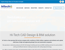 Tablet Screenshot of hitechcaddservices.com